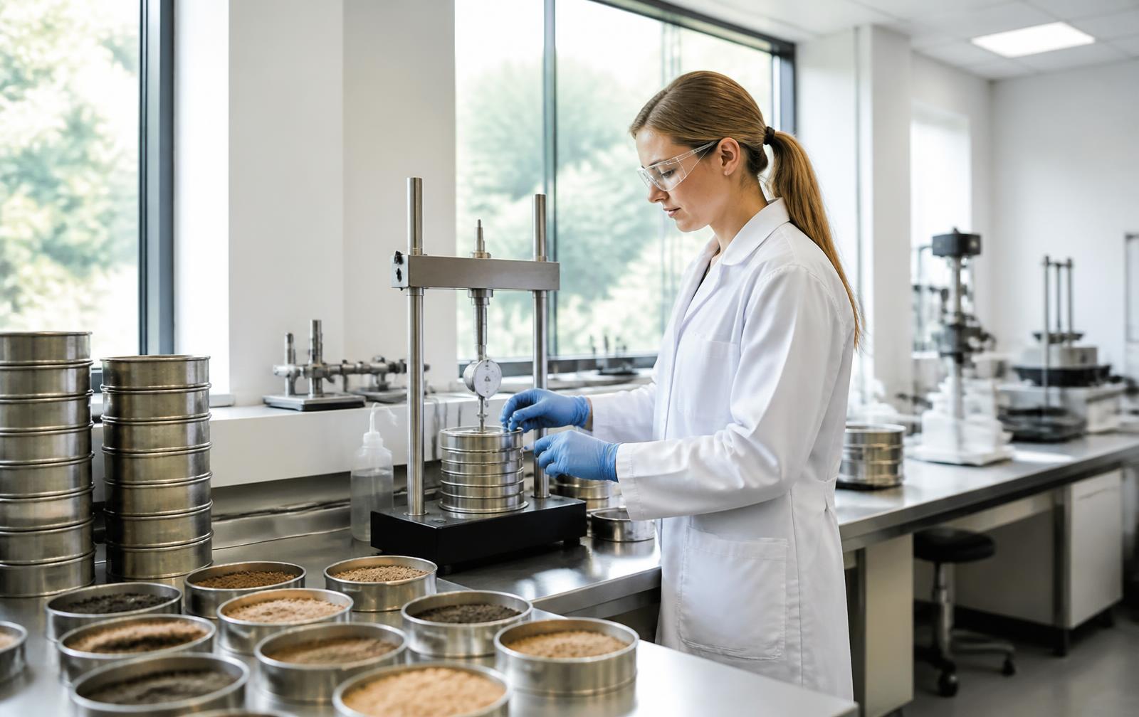 Calibrated laboratory instruments in Horema's Alexandria facilities